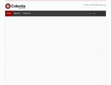 Tablet Screenshot of crdentia.com